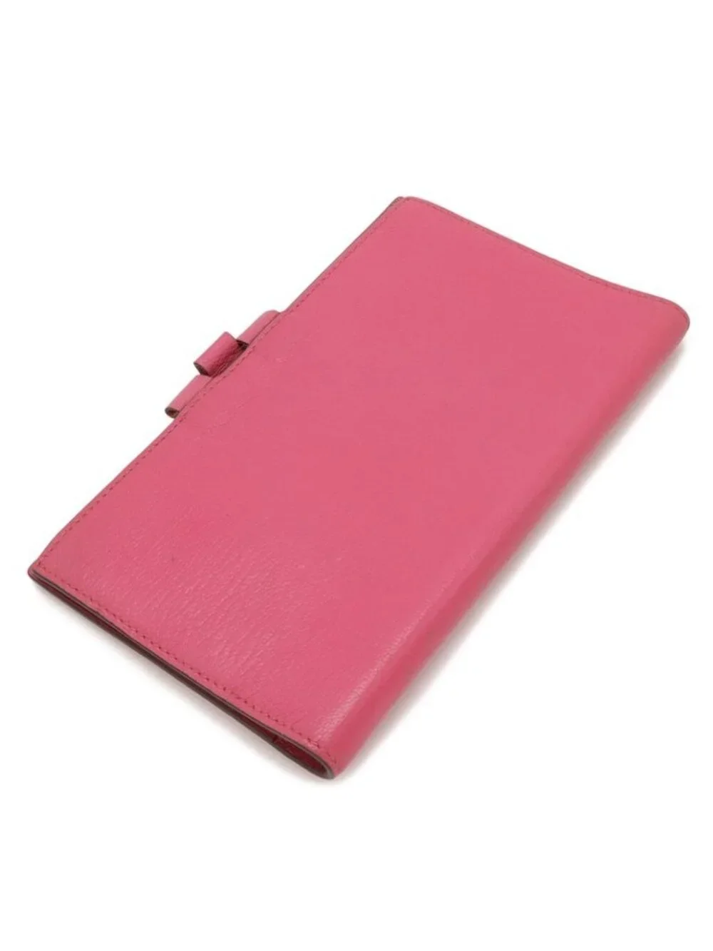 Hermes Agenda Vision Notebook Cover Chevre Leather Fuchsia Pink